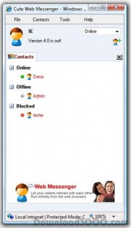 Cute Web Messenger screenshot